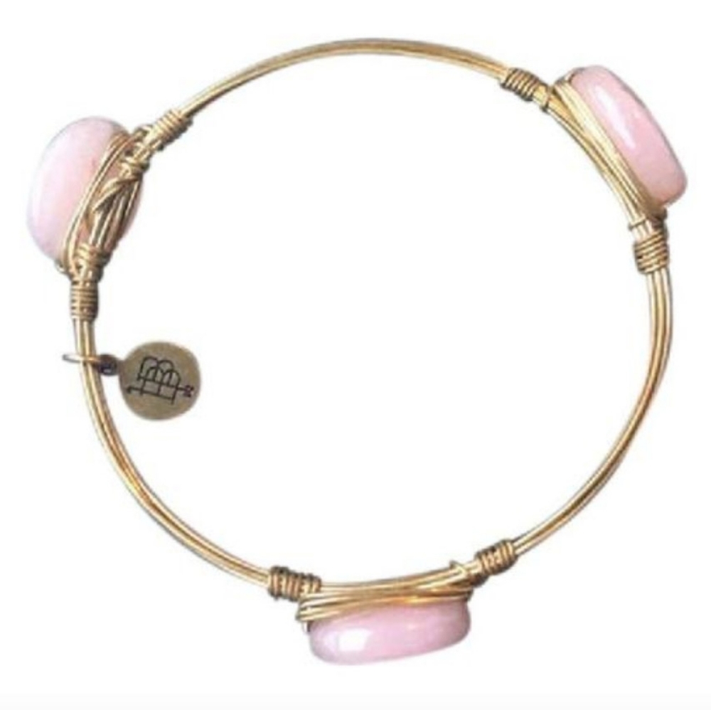 Bourbon & Bow ties | Pink Stone Bangle